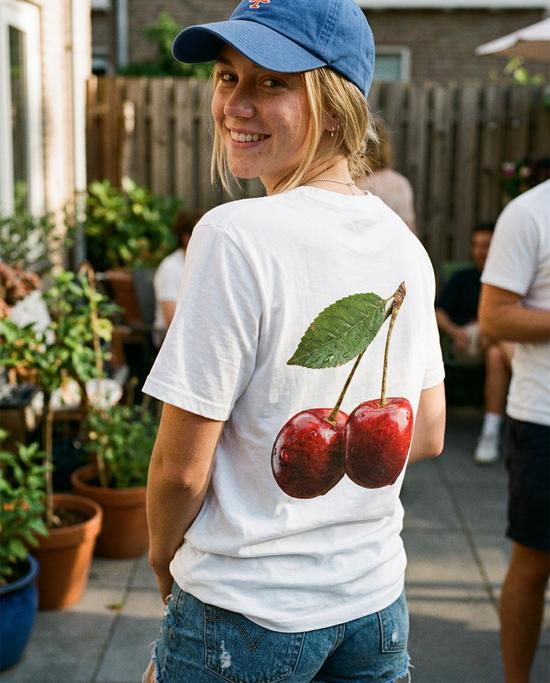 Cherries Camiseta Blanca, foto 3