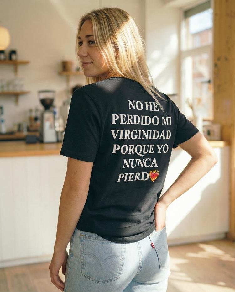 Yo Nunca Pierdo Camiseta Negra, foto 4