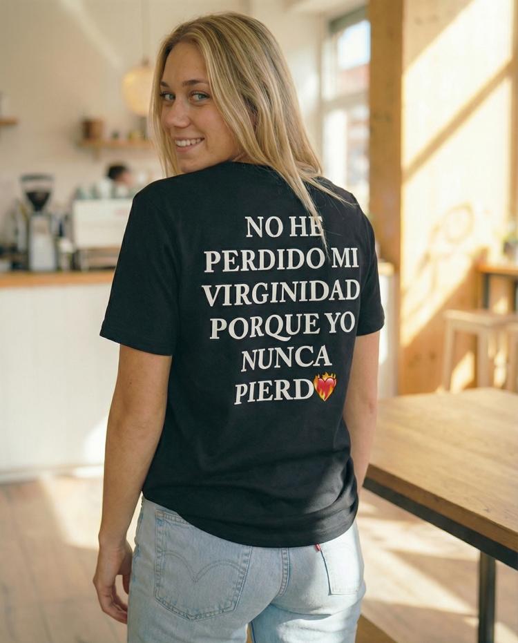 Yo Nunca Pierdo Camiseta Negra, foto 5